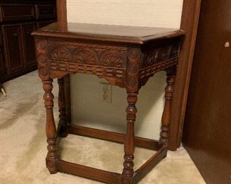 Beautiful carved side table