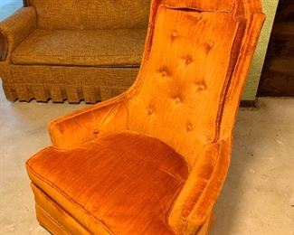 Orange side chair!