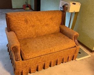 Sears loveseat hide a bed!
