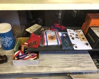Knights of Columbus lapel pins , Saches, metals and badges