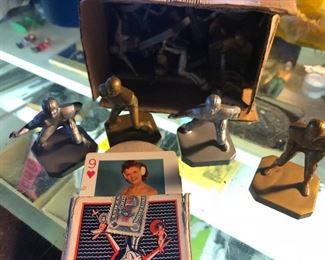 Vintage pin up nude playing cards - Betty White