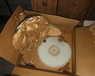 Beautiful vintage mid century ceiling light