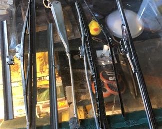 Vintage automobile windshield wipers