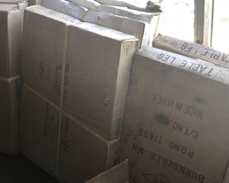 Vintage table legs metal