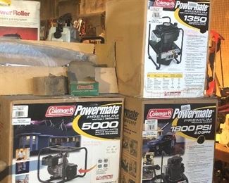 Generators and power washer