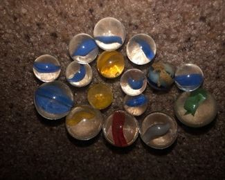 Vintage cat eye marbles