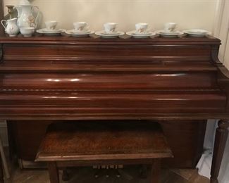 Vintage upright Chickering piano