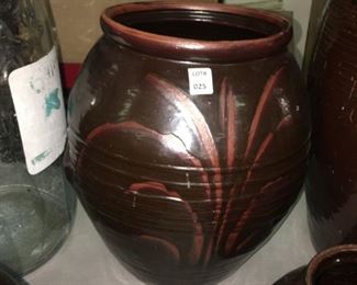 Brown Glaze Pottery Pot