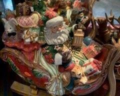 Fritz and Floyd santa and sleigh