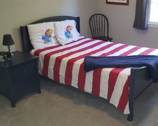 Full Bedroom Set by Vermont Precision Woodworks (Bed, Nightstand and Chest of Drawers)