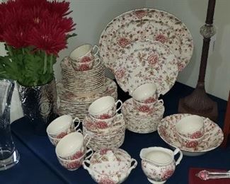 Johnson Brothers China "Rose Chintz"