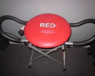 RED DX FITNESS Core Resistance & Rotation AB Chair 