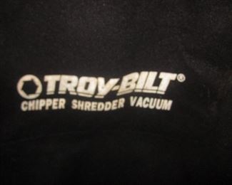 Troy-Bilt Chipper Shredder Vacuum