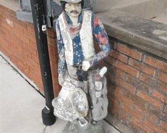 COWBOY STONE FIGURE