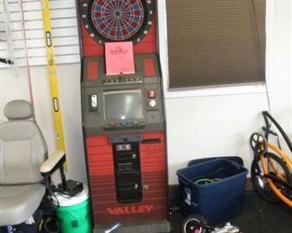 VALLEY CRICKET LIT DART BOARD