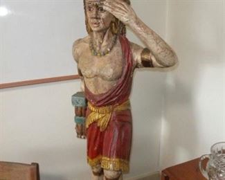 WOOD INDIAN SCULPTURE
