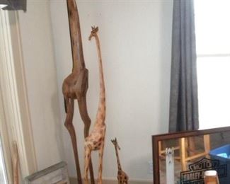 WOODEN GIRAFFES