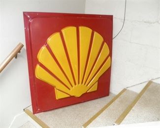SHELL GAS STATION SIGN