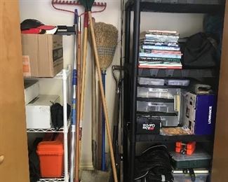 Yard tools/shelving/hardware