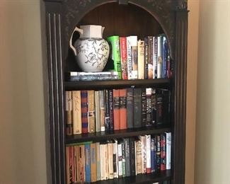 Very nice bookcase (#1) w/books