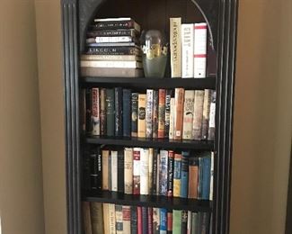 Very nice bookcase (#2) w/books