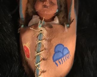 exquisitely  and professionally made Native American Nativity set - never seen as detailed a pieces of hand sculpted art pieces