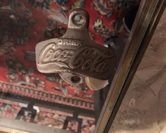 star z Coca-cola opener from an old original coca-cola machine