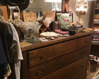 antique hand made dresser