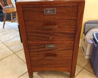 Macey Wood Legal size 2 Drawer File cabinet
