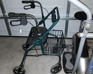 Walker with Seat and Basket
