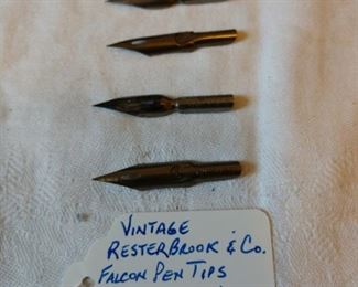 Vintage Rester Brook & Co Falcon Pen Tips