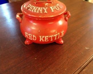 Penny Pot Red Kettle Bank by LEGO
