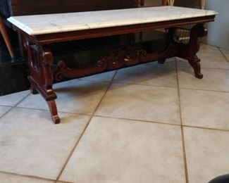 Antique Marble top Coffee Table