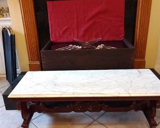 Antique Marble Top table