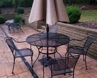 Patio iron furniture
