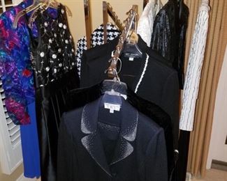 More clothing and evening wear.