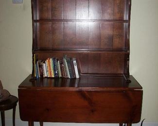 custom made display case with drop leaf