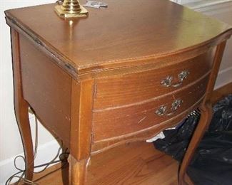 sewing table with singer machine