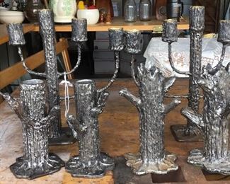 Custom made candelabra and candle sticks 