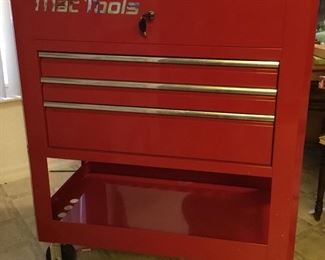 MAC TOOLS tool box .... never had tools in it! Was used for display 