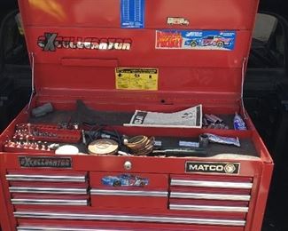 Matco Tool Box with many tools .... this is just a sampling
