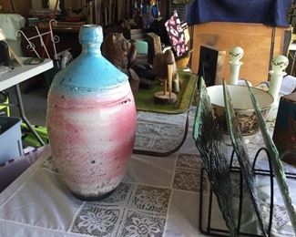 Pottery & carvings