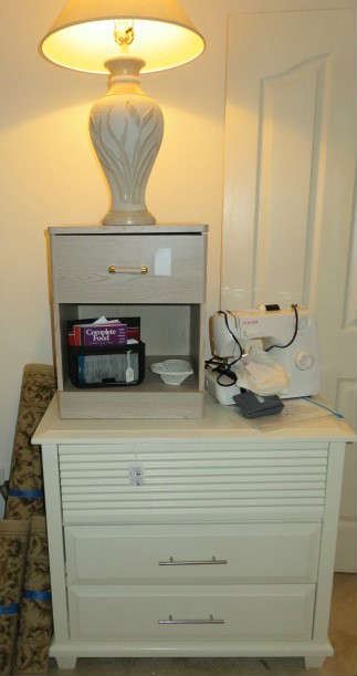 White Chest of Drawers, Night Stand