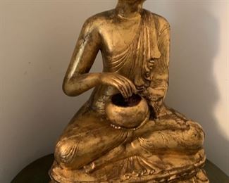 26. 19" Metal Buddha Statue