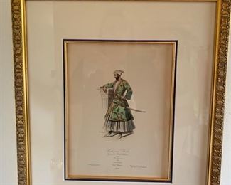 83. Set of Three Gold Framed Etchings of Mohammeds (16" x 19")