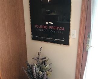 Toledo Festival Framed Poster, Crock