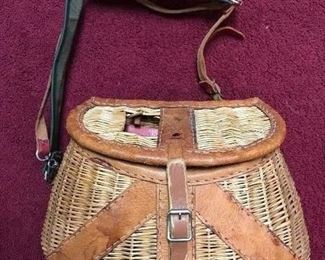 Vintage British Fishing Creel!