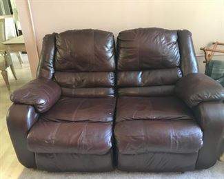 Free Man Cave Leather Sofa
