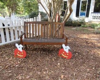 Teak bench