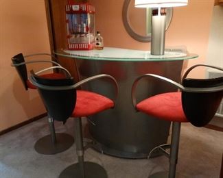 Elan Bar and 3 bar stools